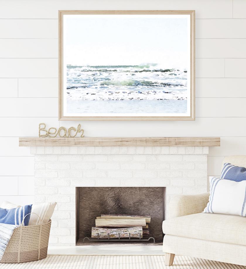 beach decor ideas artwork