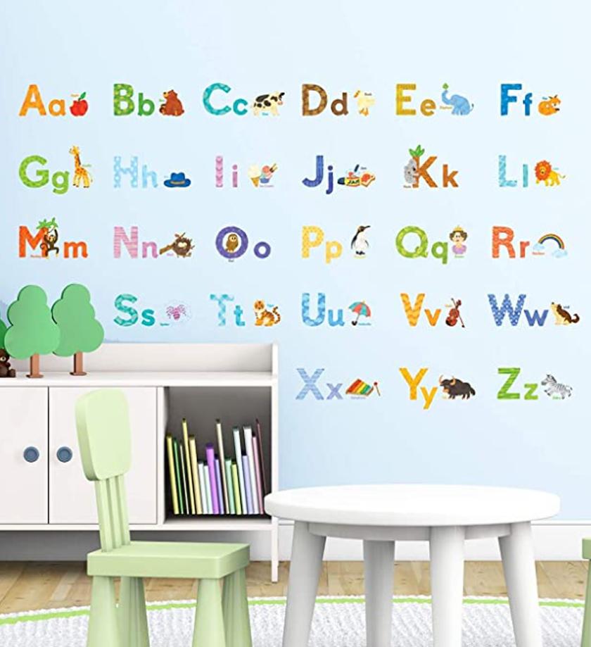 alphabet wall art