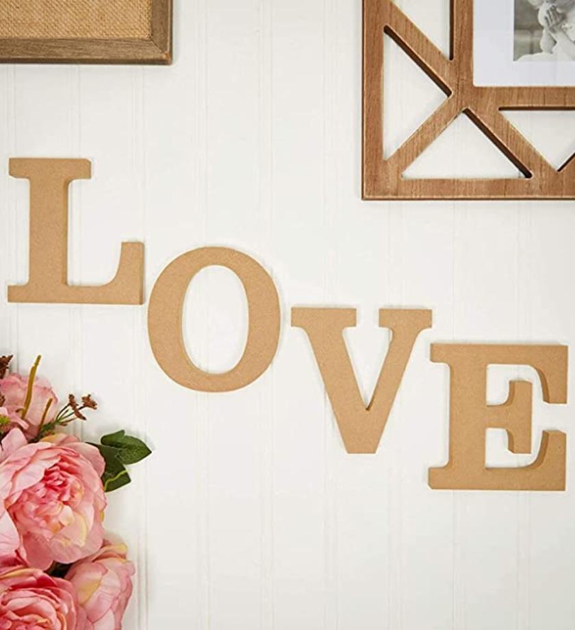 letters wall art