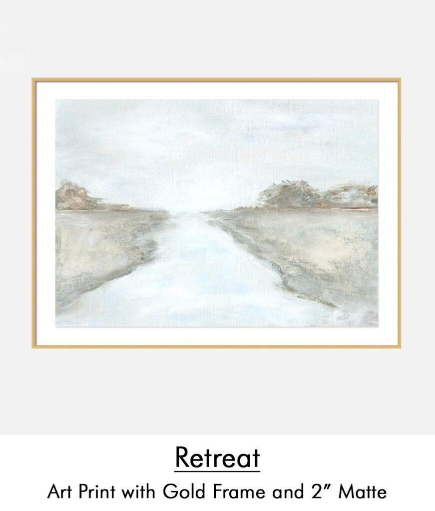 FAA retreat gold frame print_text2